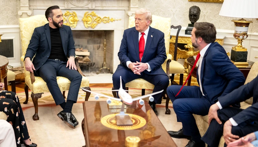 Donald Trump and Nayib Bukele