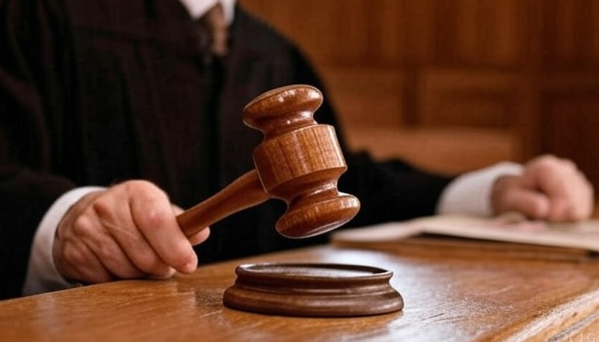 Judge rules in court