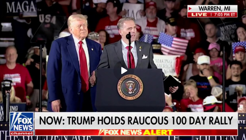 President Trump and Scott Jennings