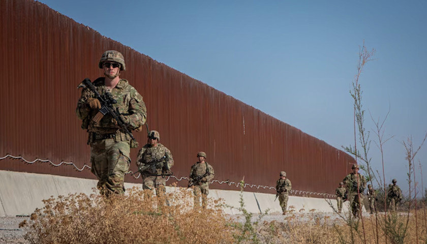 Soldiers at the Southern border