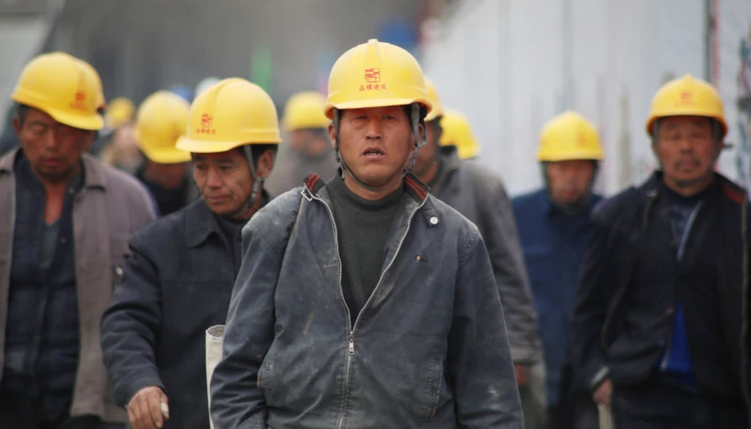 Chinese workers