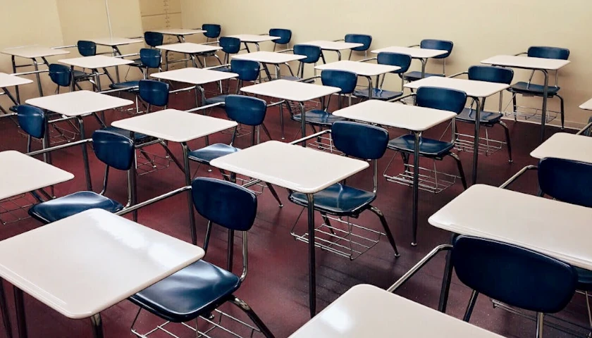 empty classroom