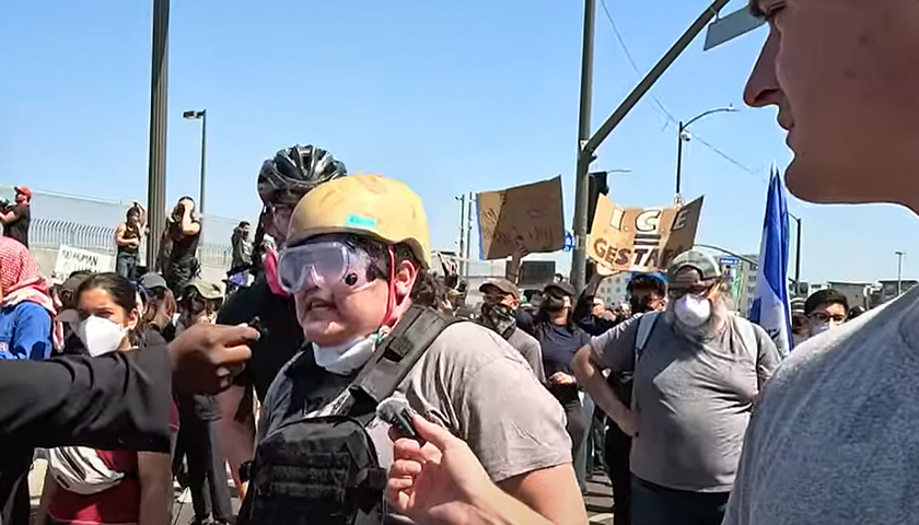 Anti-ICE Protester
