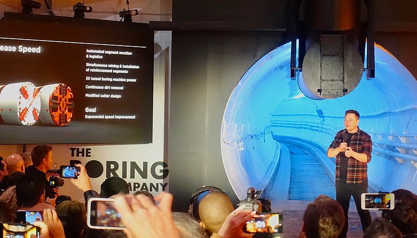 Elon Musk presents the Boring Company