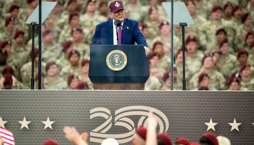 trump and military