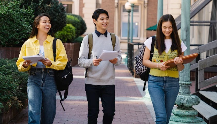 Asian college students