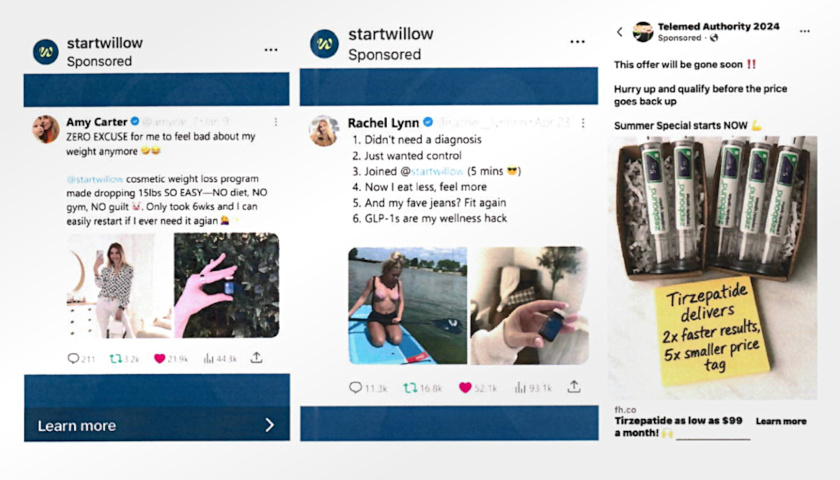 Dubious Weight Loss Drug Advertisements on Social Media