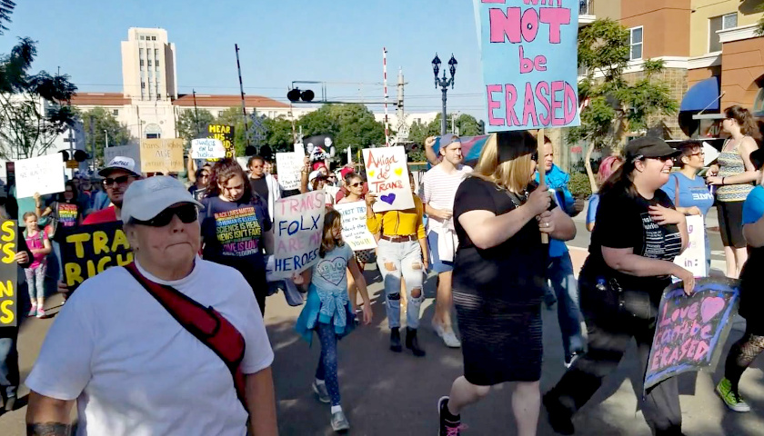 Transgender demonstration