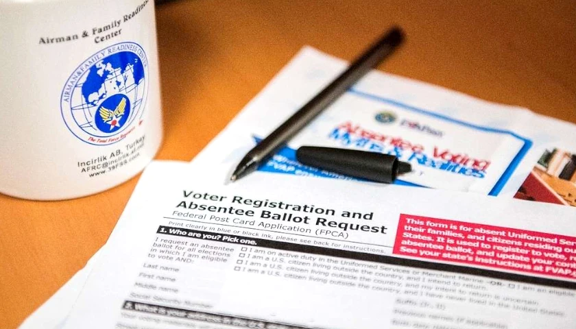 military absentee ballot