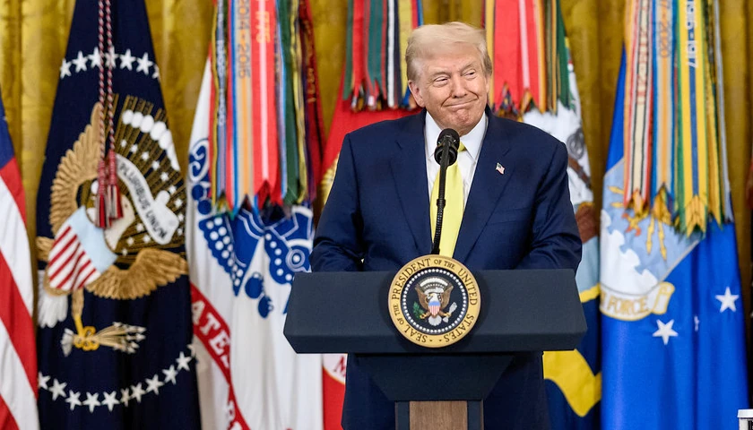 Trump smile