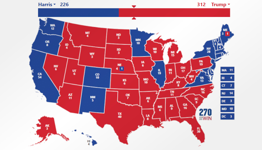 2024 Electoral College Map