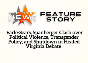 TSNN Featured: Earle-Sears, Spanberger Clash over Political Violence, Transgender Policy, and Shutdown in Heated Virginia Debate TSNN Featured: Earle-Sears, Spanberger Clash over Political Violence, Transgender Policy, and Shutdown in Heated Virginia Debate