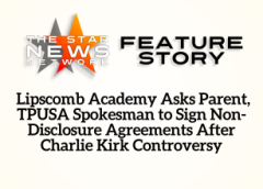 TSNN Featured:  Lipscomb Academy Asks Parent, TPUSA Spokesman to Sign Non-Disclosure Agreements After Charlie Kirk Controversy