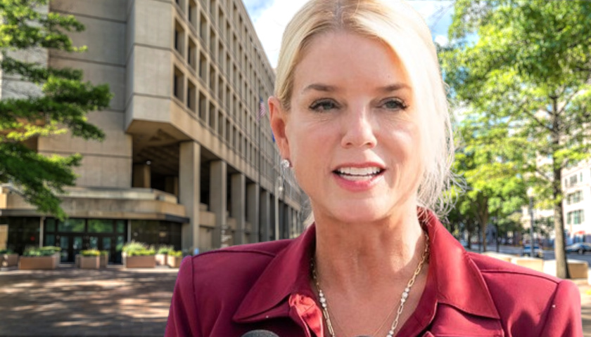U.S. Attorney General Pam Bondi, FBI Headquarters