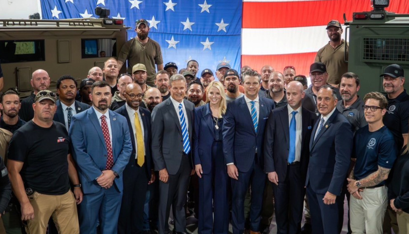 AG Pam Bondi, Sec War Pete Hegseth, Gov. Bill Lee, US Marshalls Director Serralta, Senior Advisor Stephen Miller