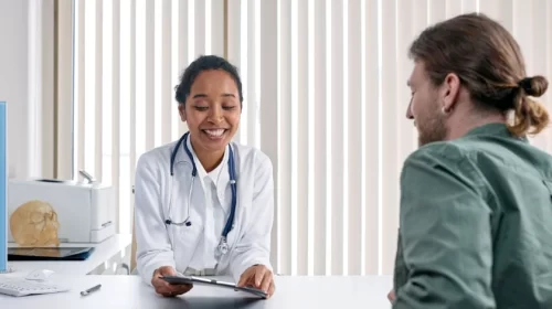 Doctor and patient