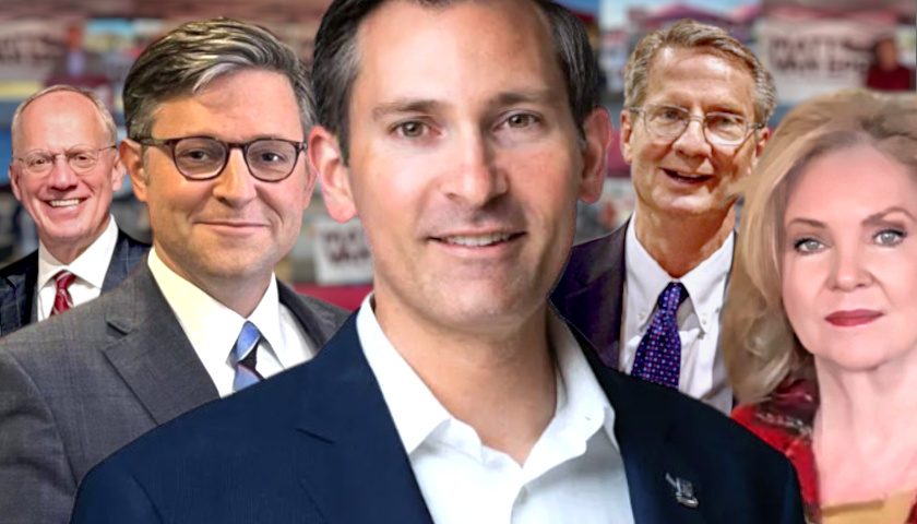 Mat Van Epps, Rep John Rose, Speaker Mike Johnson, Rep Tim Burchett, Sen. Marsh Blackburn