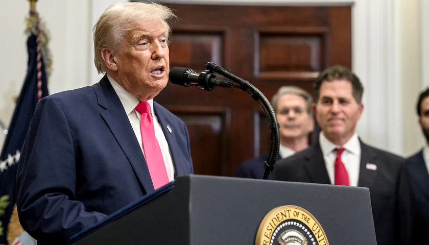 Trump speaking
