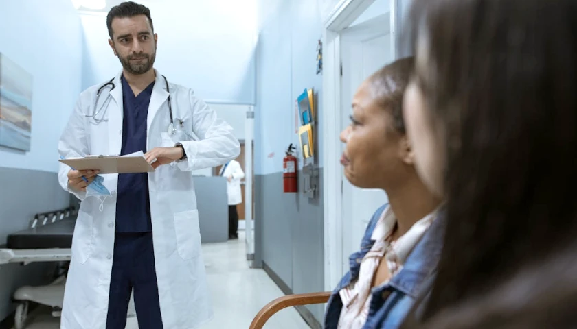 Doctor and patient