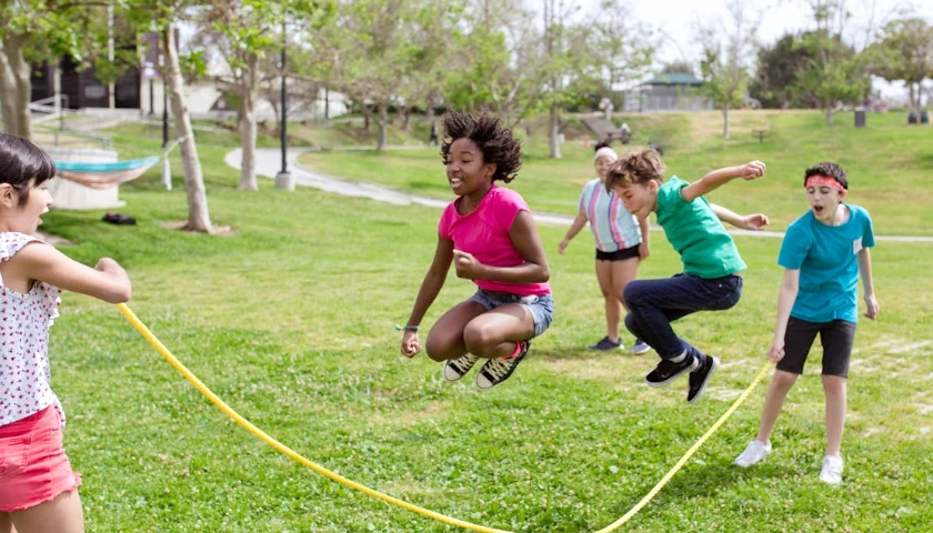 Kids playing