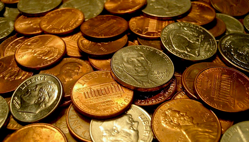 Nickels and pennies