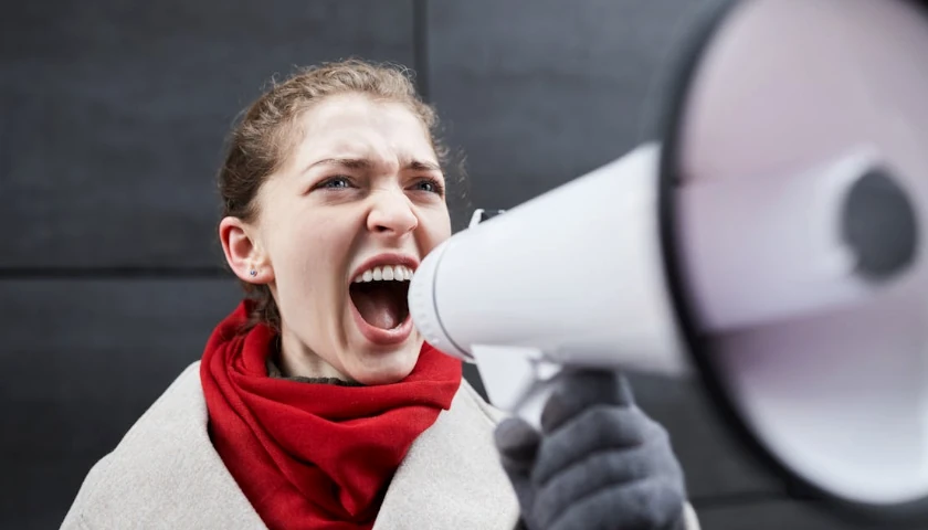 protester
