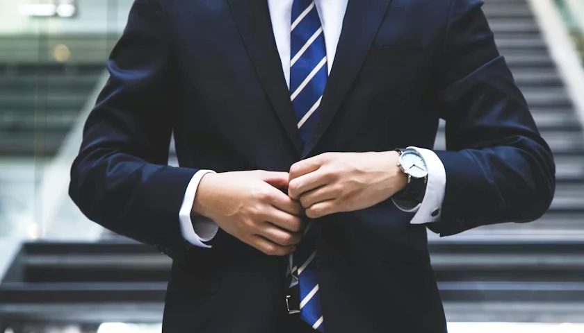suit and tie