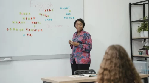 Teacher and student