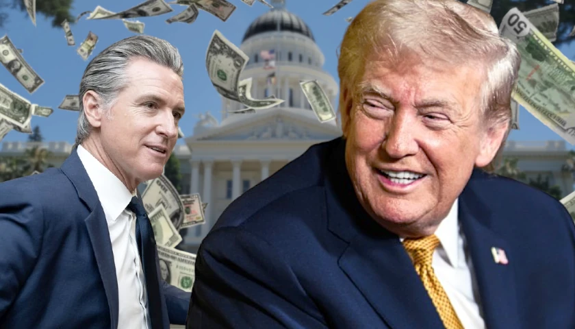 Trump and Newsom