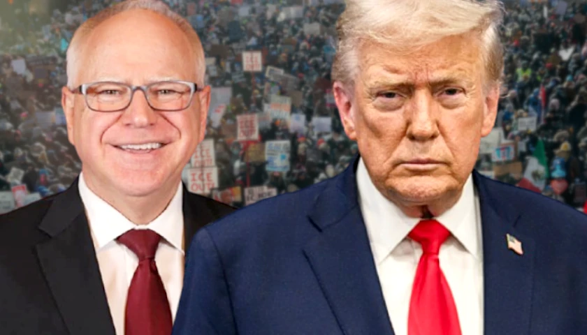 Walz and Trump