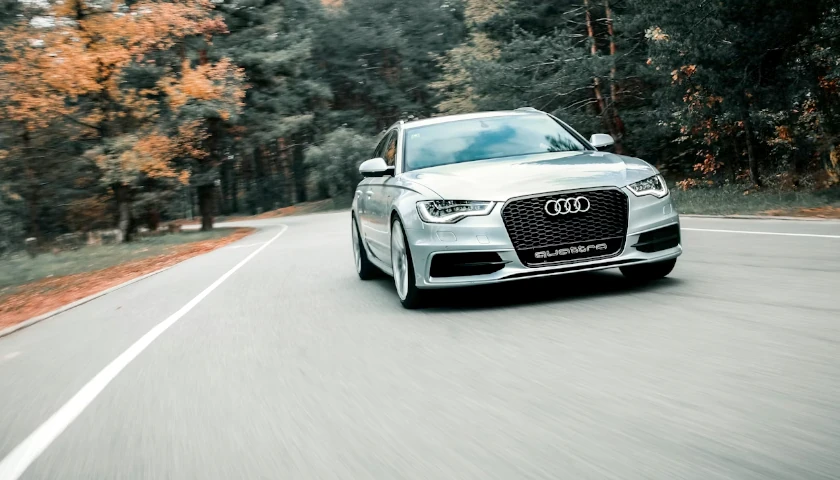car on road