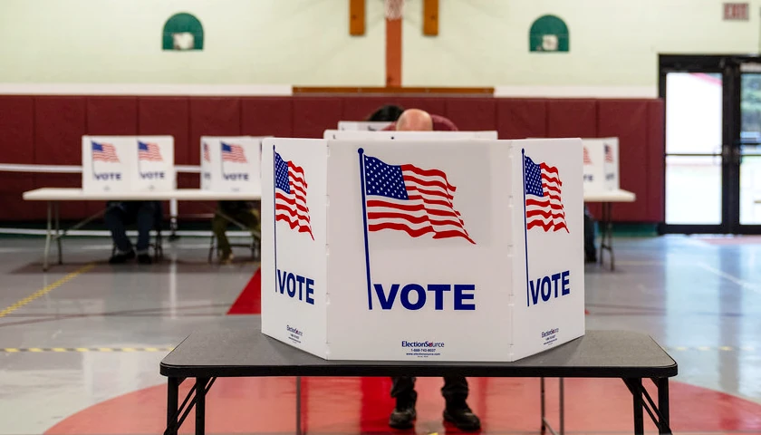 people voting