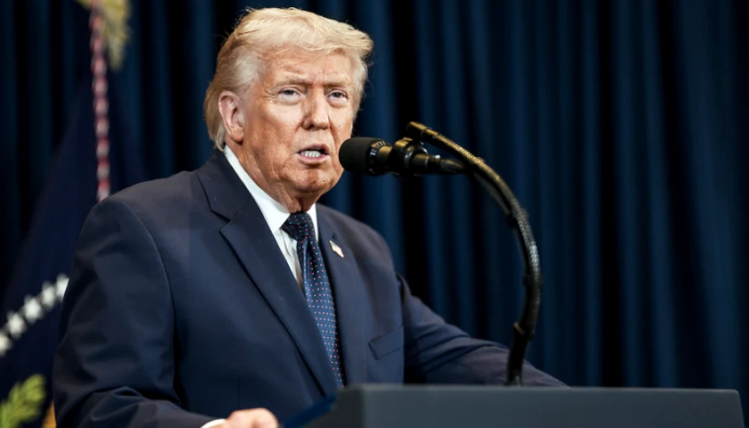 Trump speaking