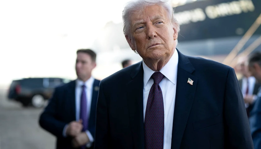 Trump walking