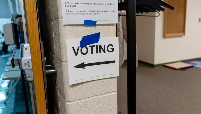 voting sign