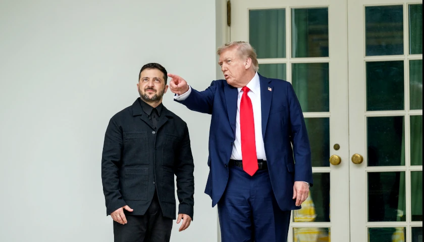 Trump and Zelensky