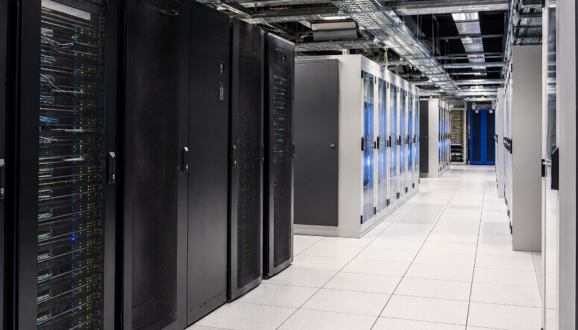 Data center server room