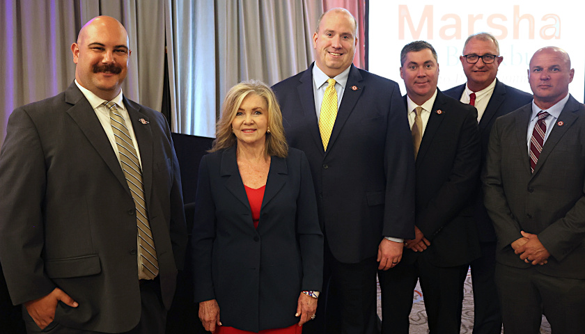Senator Marsha Blackburn with The Tennessee Professional FireFighters