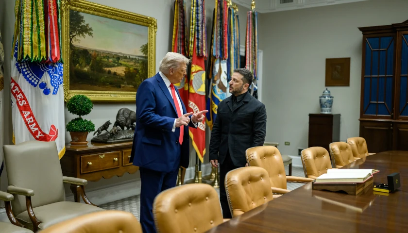 Trump and Zelensky