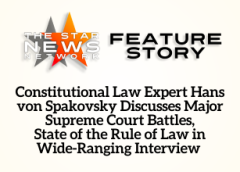 TSNN Featured:  Constitutional Law Expert Hans von Spakovsky Discusses Major Supreme Court Battles, State of the Rule of Law in Wide-Ranging Interview