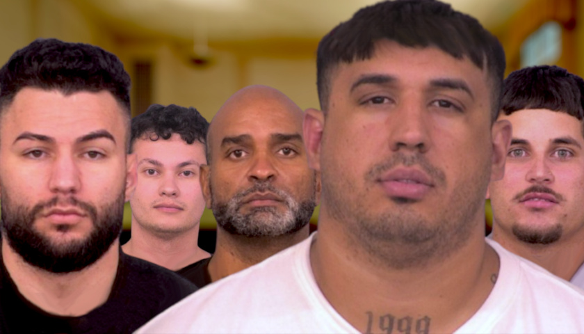 (l to r) Lazaro Rodriguez-Santos, Christopher Torres, Kasim Barnes, Duany Rodriguez-Pena, and Alinson Ramirez