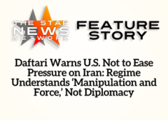 TSNN Featured: Daftari Warns U.S. Not to Ease Pressure on Iran: Regime Understands ‘Manipulation and Force,’ Not Diplomacy