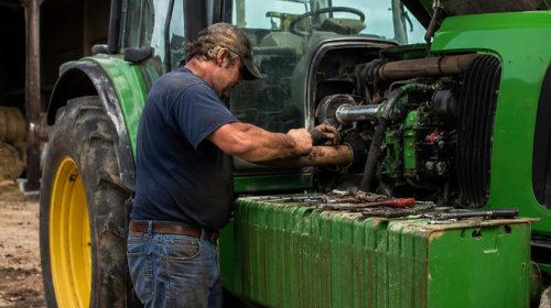 Fixing a tractor