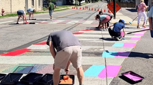 Rainbow Crosswalk
