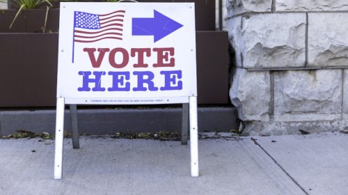 vote sign