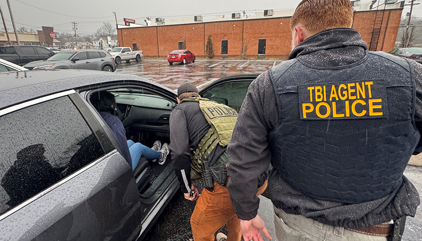 ICE agents arrests human traffickers