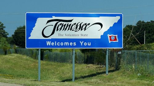 Tennessee Welcome Sign