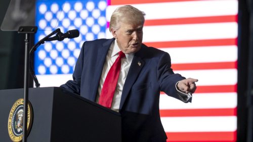 Trump speaking