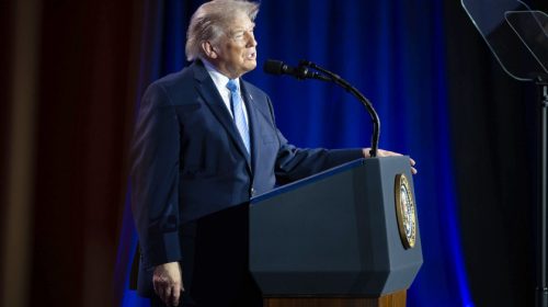 Trump speaking