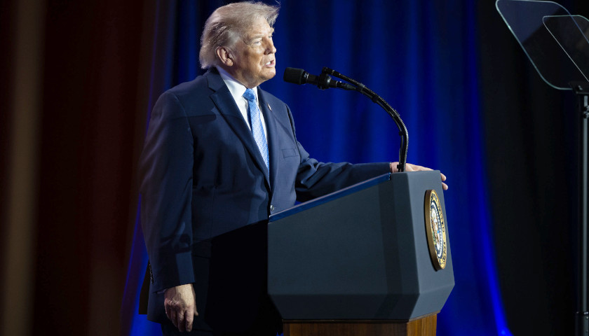 Trump speaking